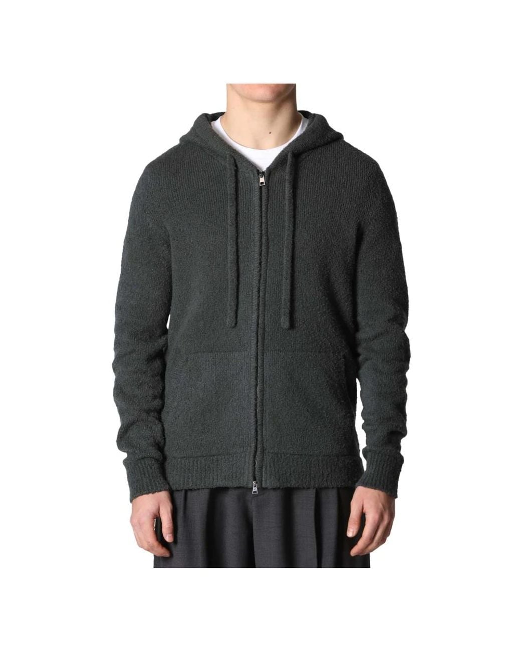Roberto Collina Black Zip-Throughs for men