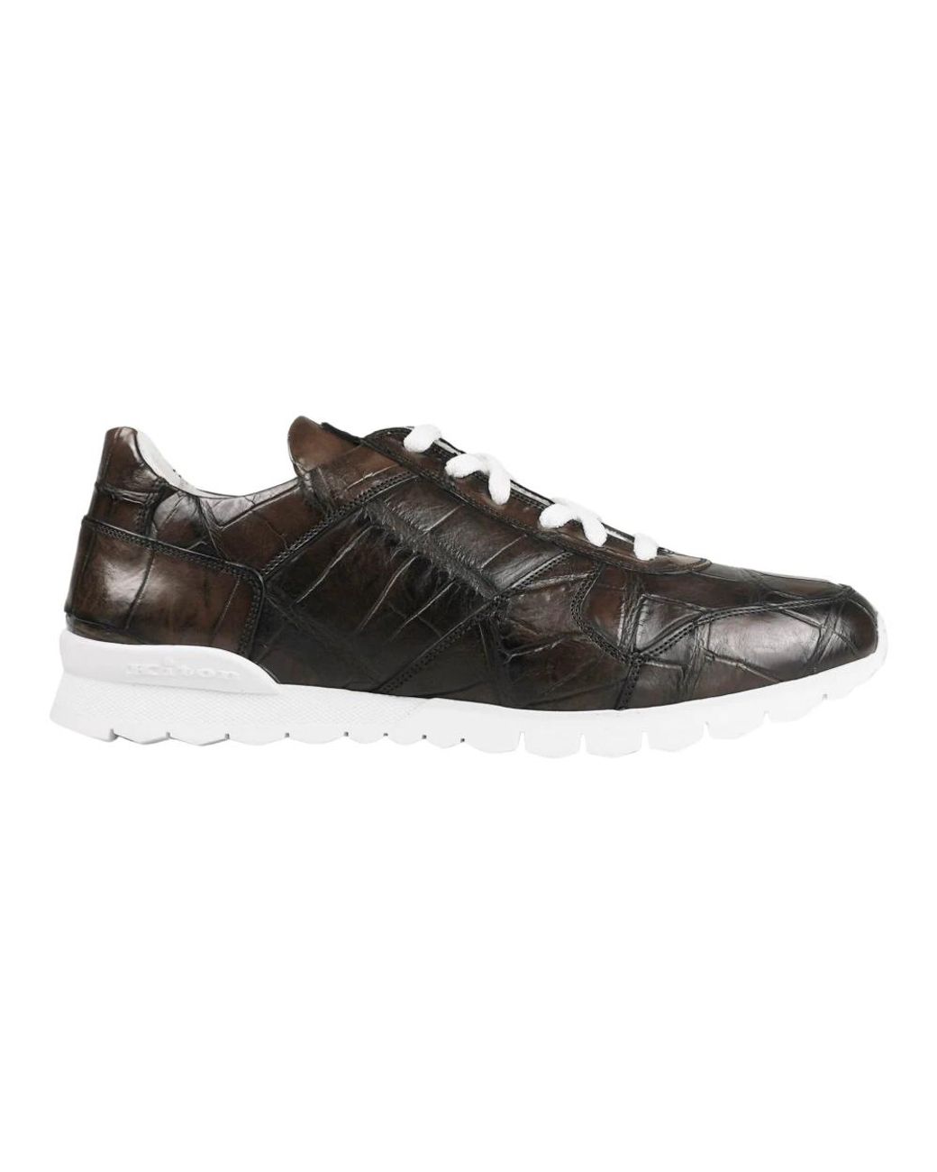 Kiton Black Sneakers for men