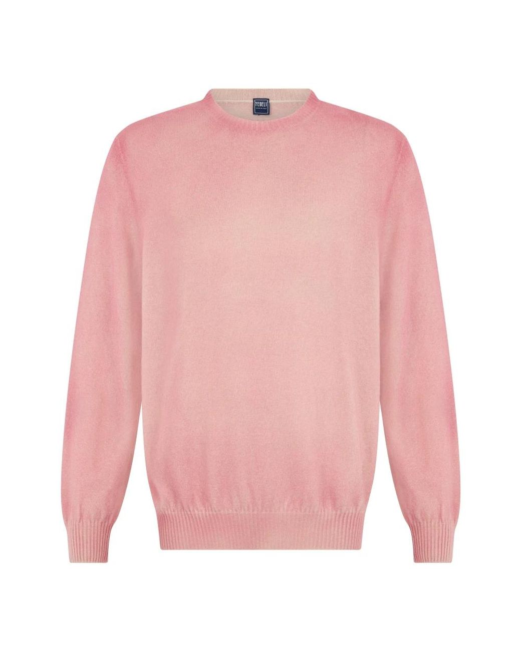 Fedeli Pink Cashmere Knitwear for men