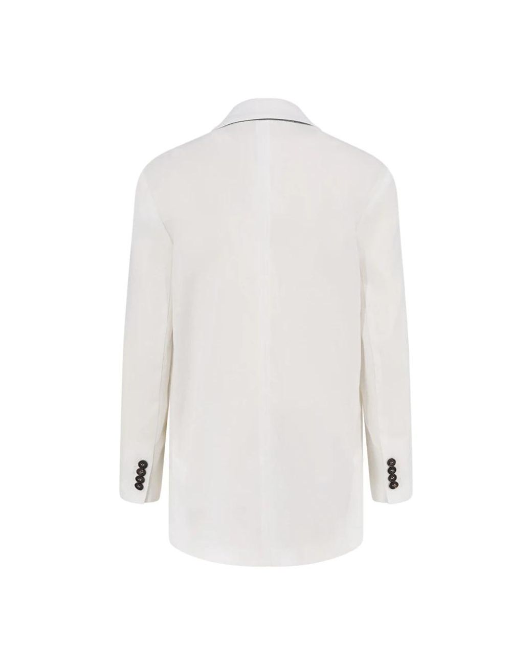 Brunello Cucinelli White Blazers