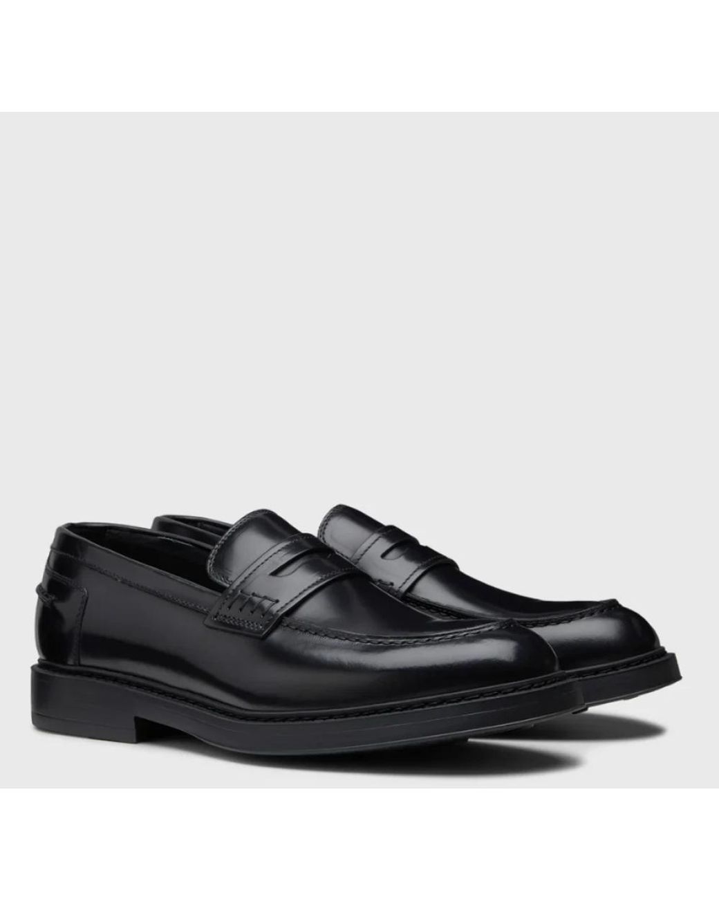 Doucal's Black Loafers for men