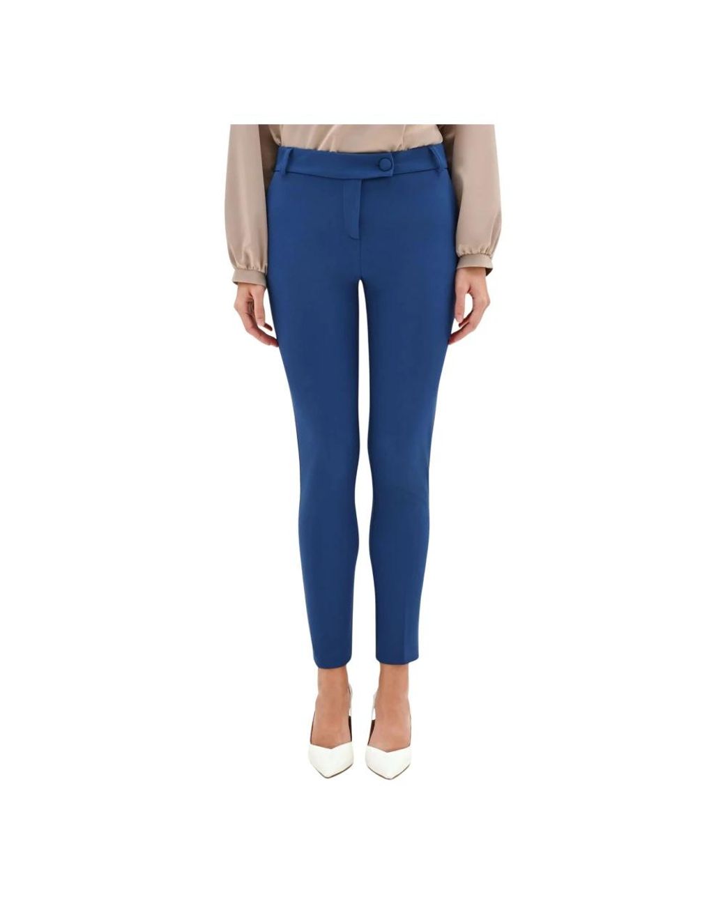 Rinascimento Blue Skinny Trousers