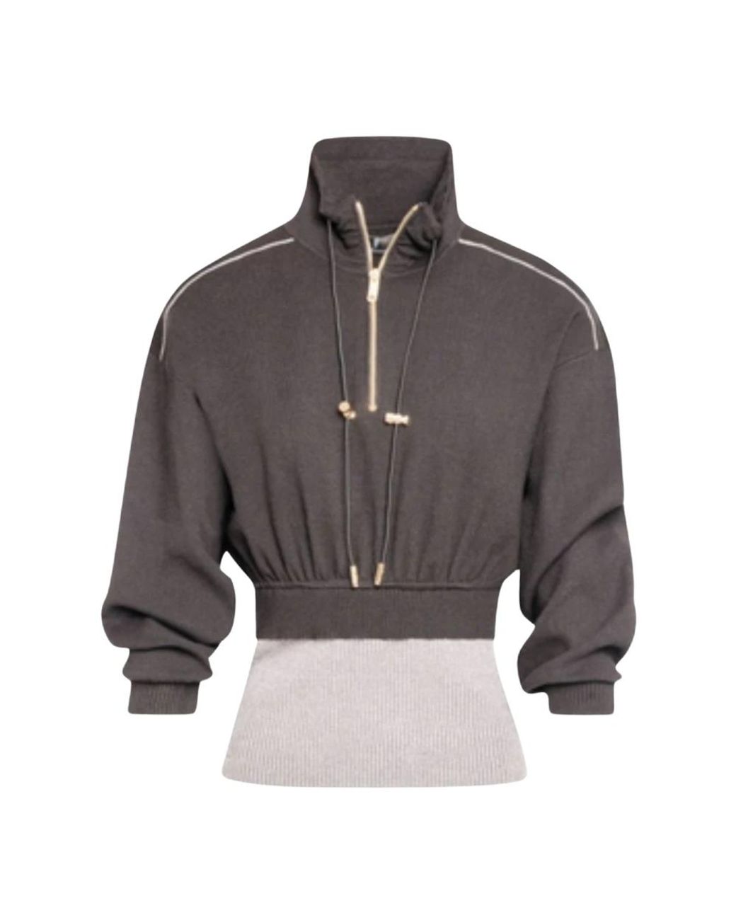 Fracomina Gray Turtlenecks