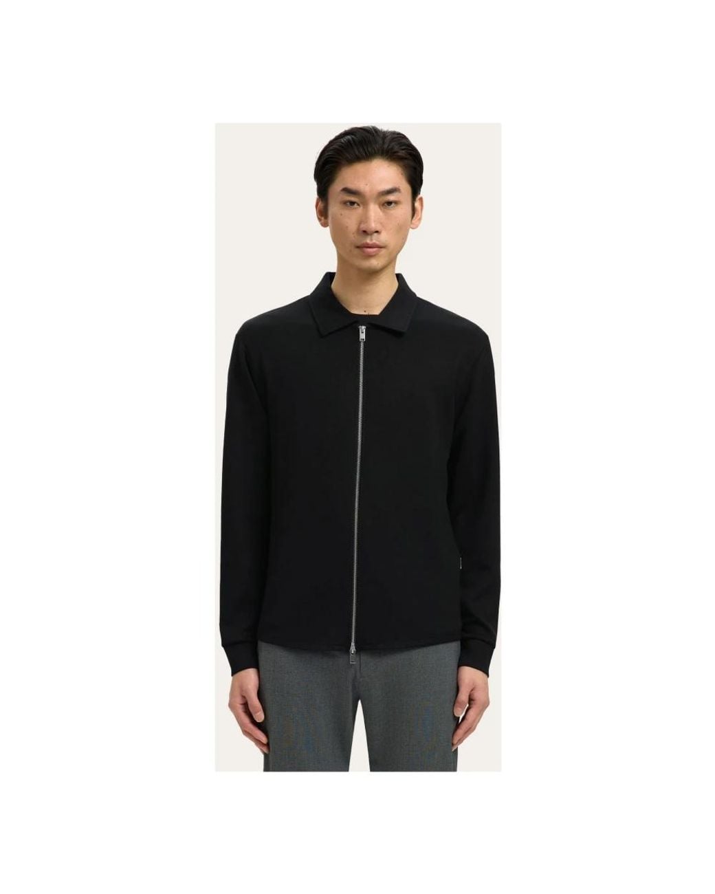 Zip-Throughs di SELECTED in Black da Uomo
