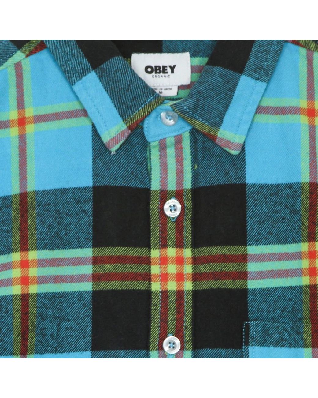 Obey Blue Casual Shirts for men
