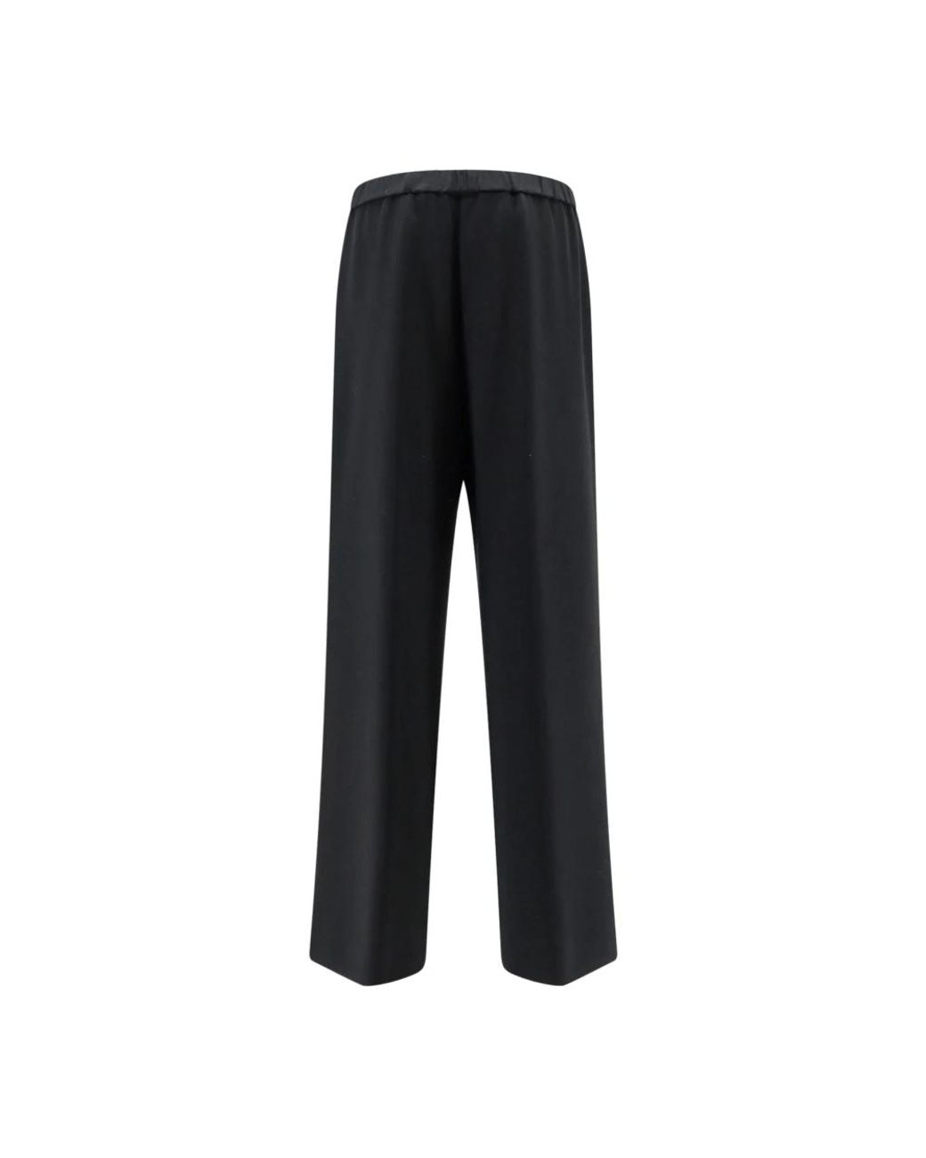 Aspesi Black Wide Trousers