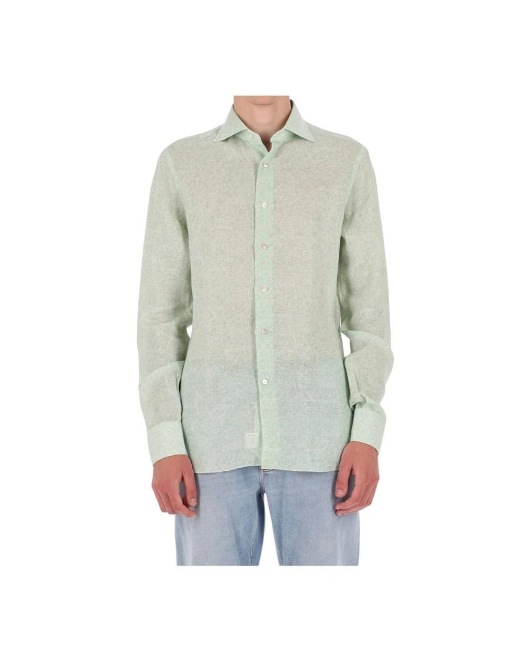 Borriello Green Casual Shirts for men