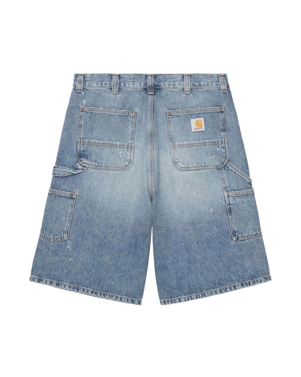 Carhartt Blue Denim Shorts for men