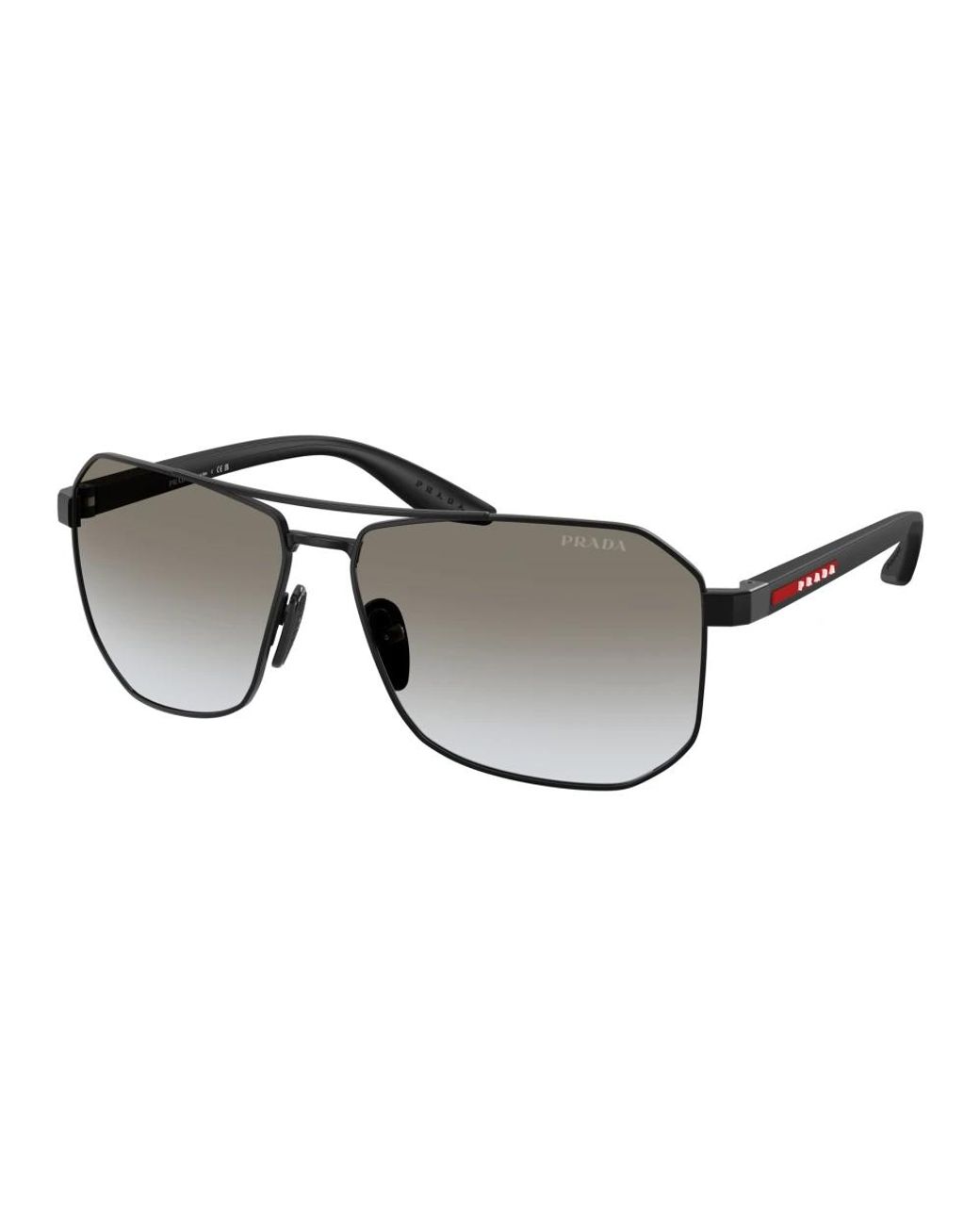 Prada Ps A53S Zonnebril in het Metallic voor heren
