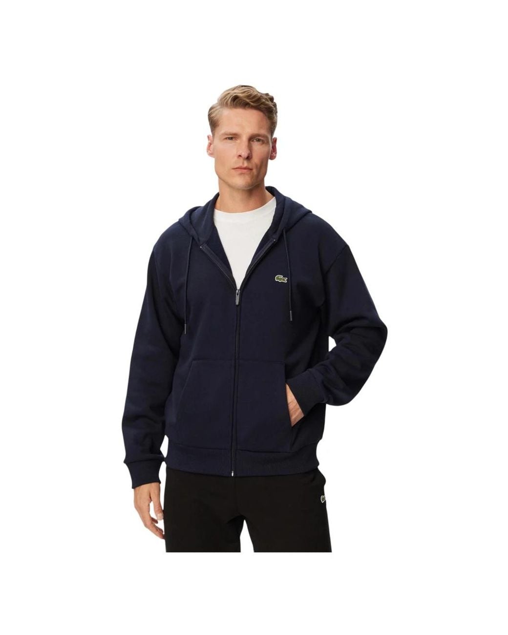 Lacoste Blue Zip-Throughs for men