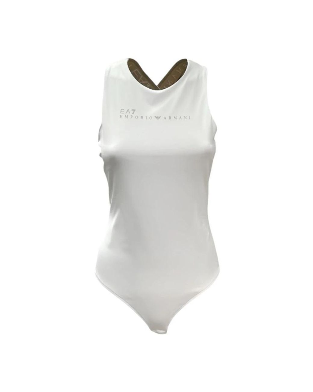 EA7 Tops ,Wit ,Witte Basic Tops 7W000338Af 12625U0002 in het Gray