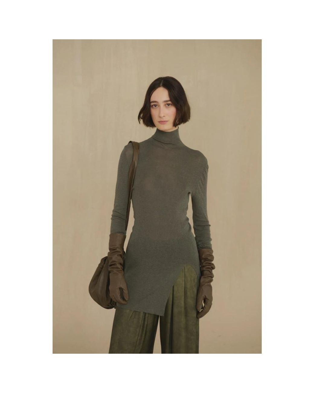 Cortana Gray Turtlenecks