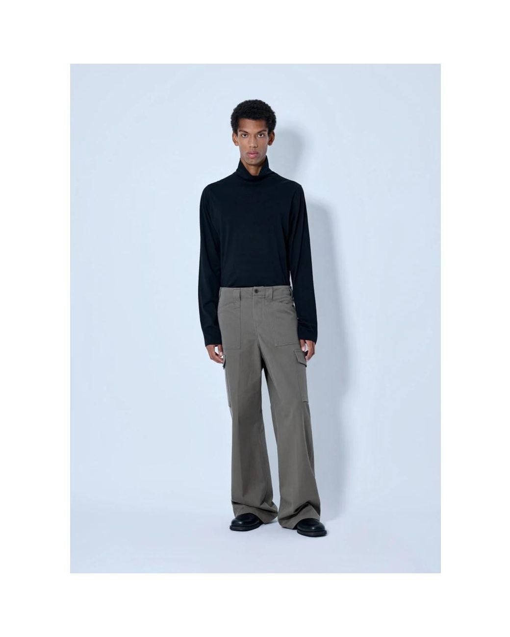 Turtlenecks Rier de hombre de color Blue