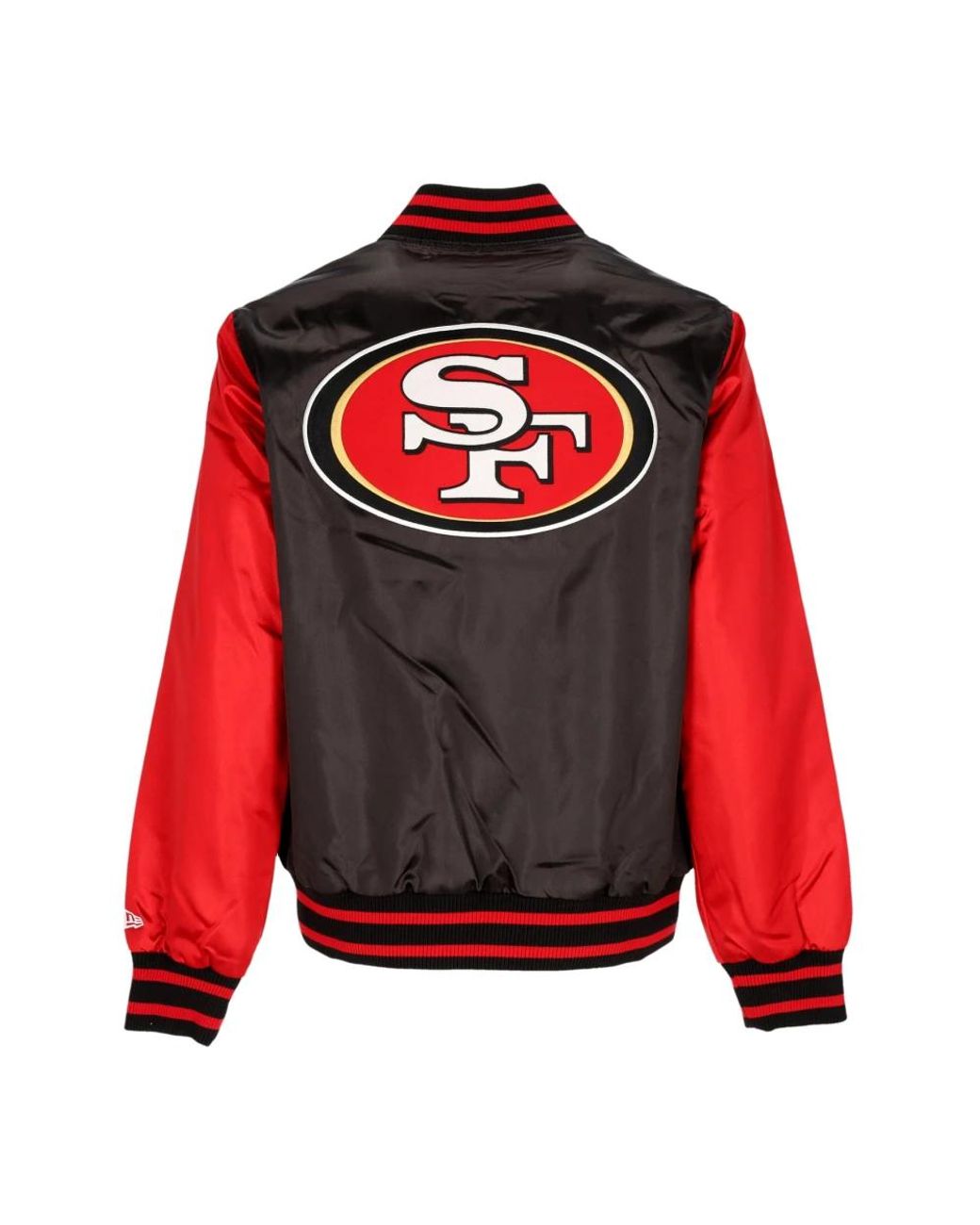 KTZ Red Nfl Satin Bomber Jacket Saf49E for men