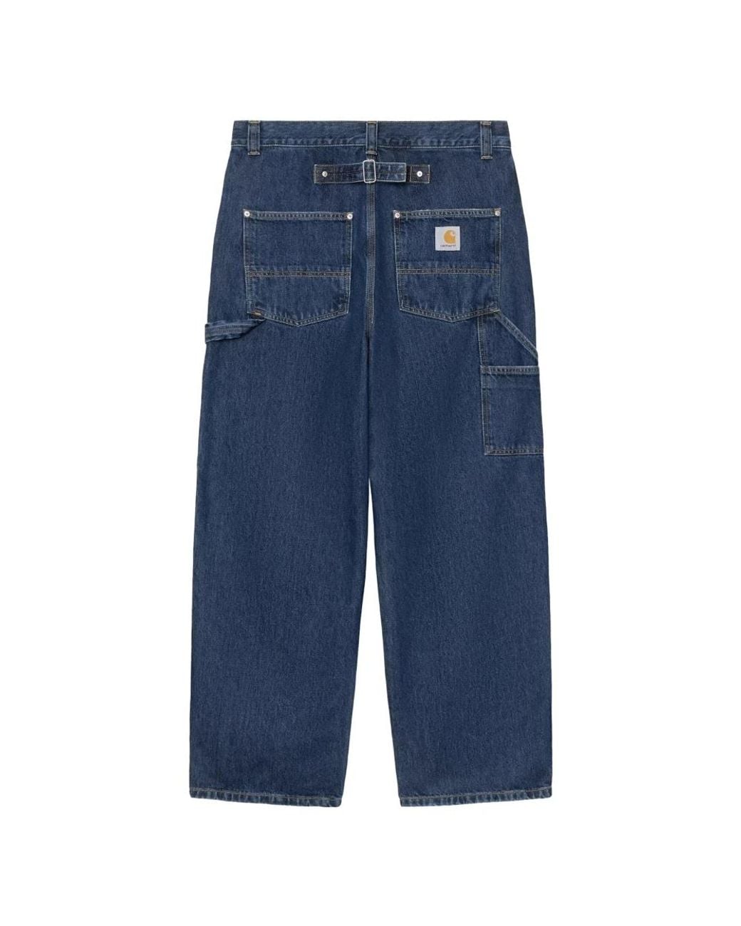 Carhartt Blue Loose-Fit Jeans for men