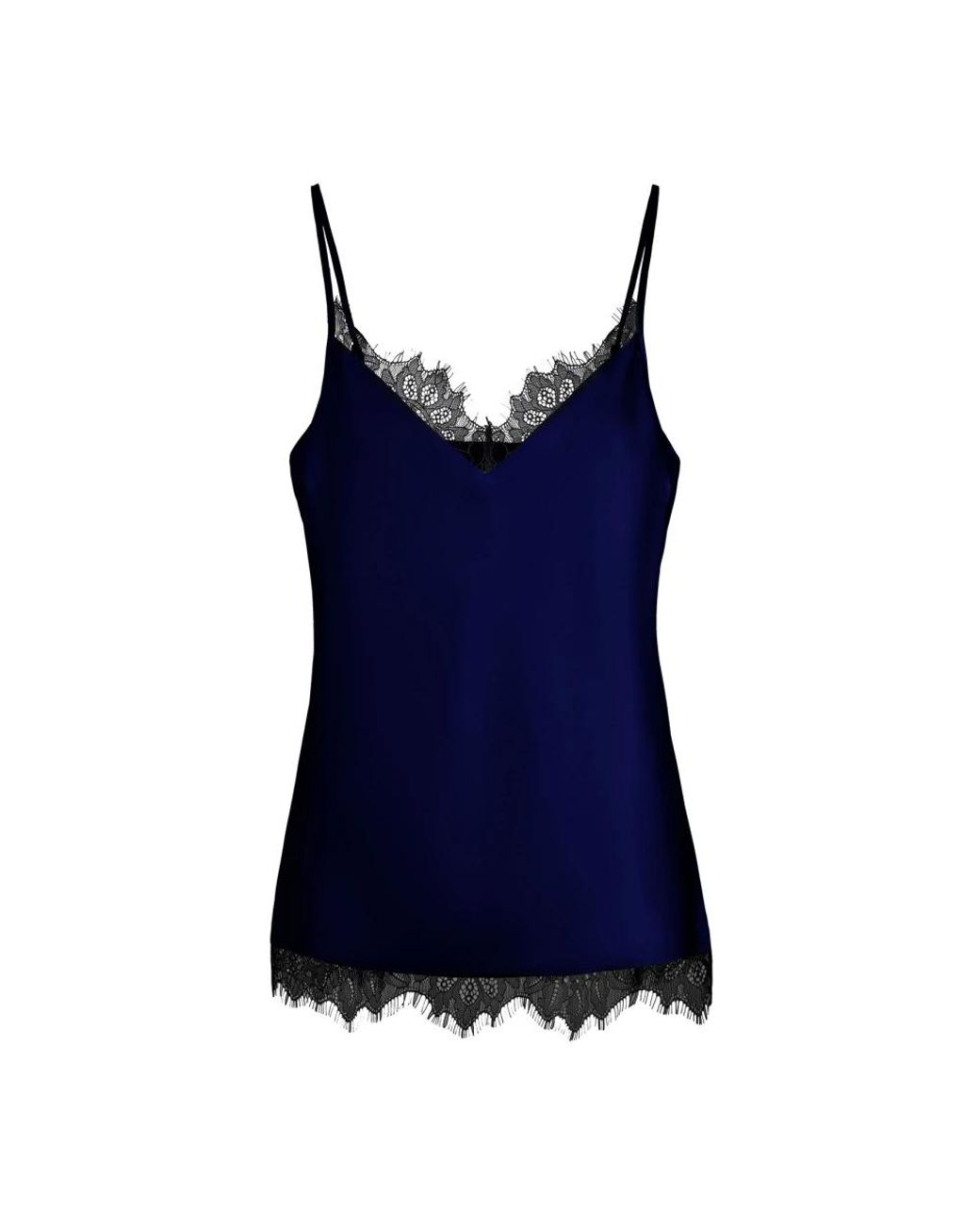 Ivi Blue Sleeveless Tops
