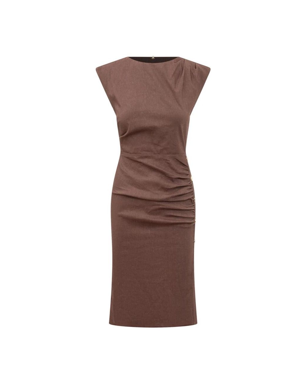 Pinko Brown Midi Dresses