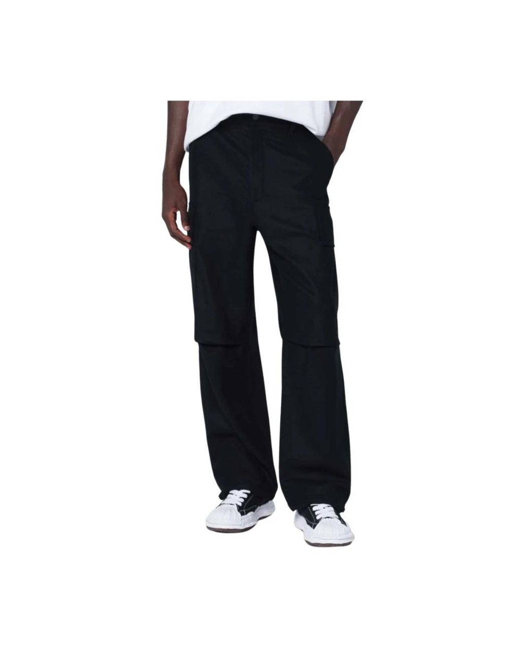 DARKPARK Black Wide Trousers for men