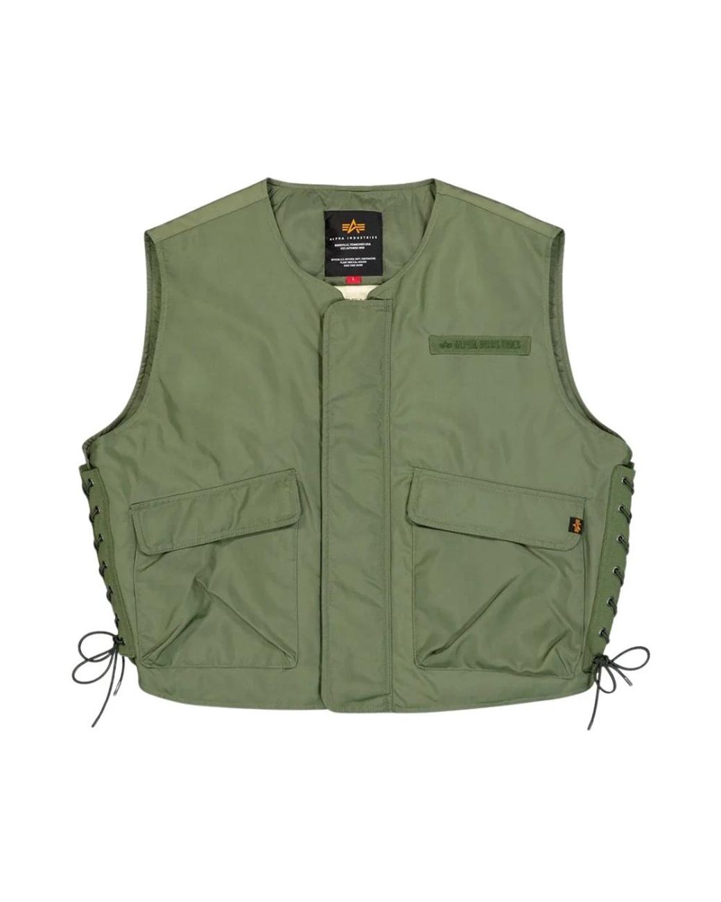 Alpha Industries Green Waistcoats
