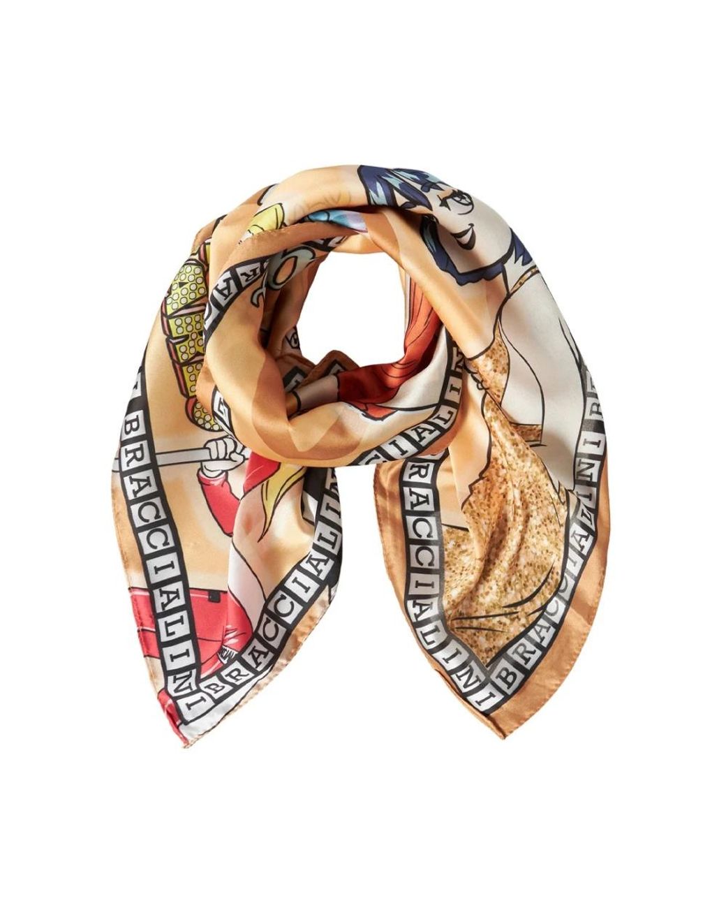 Silky Scarves Braccialini en coloris Metallic