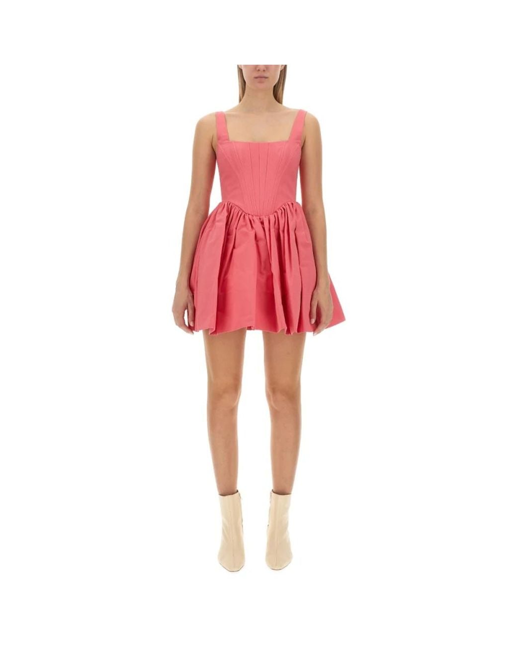 Staud Red Short Dresses