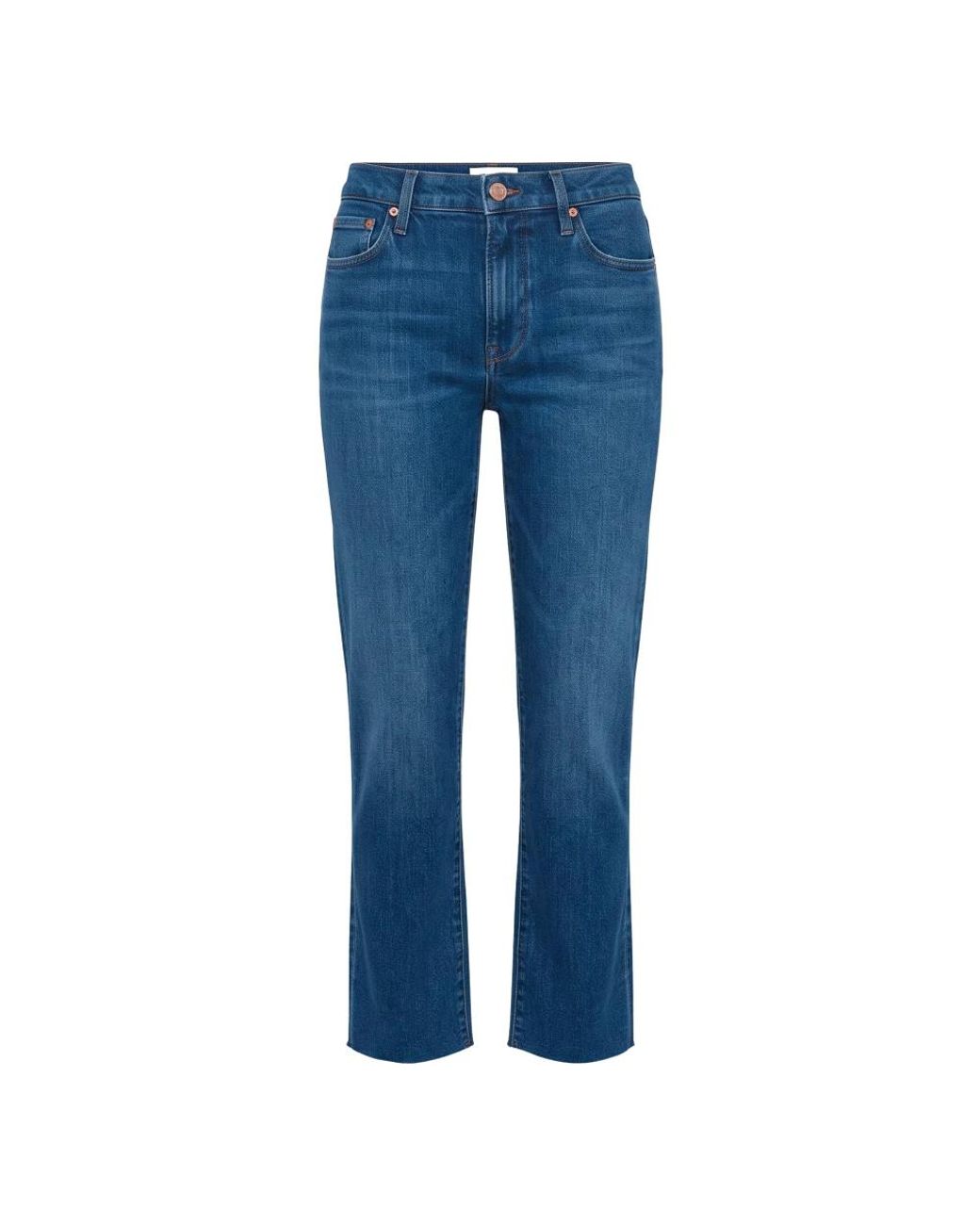 FRAME Blue Straight Fit Jeans