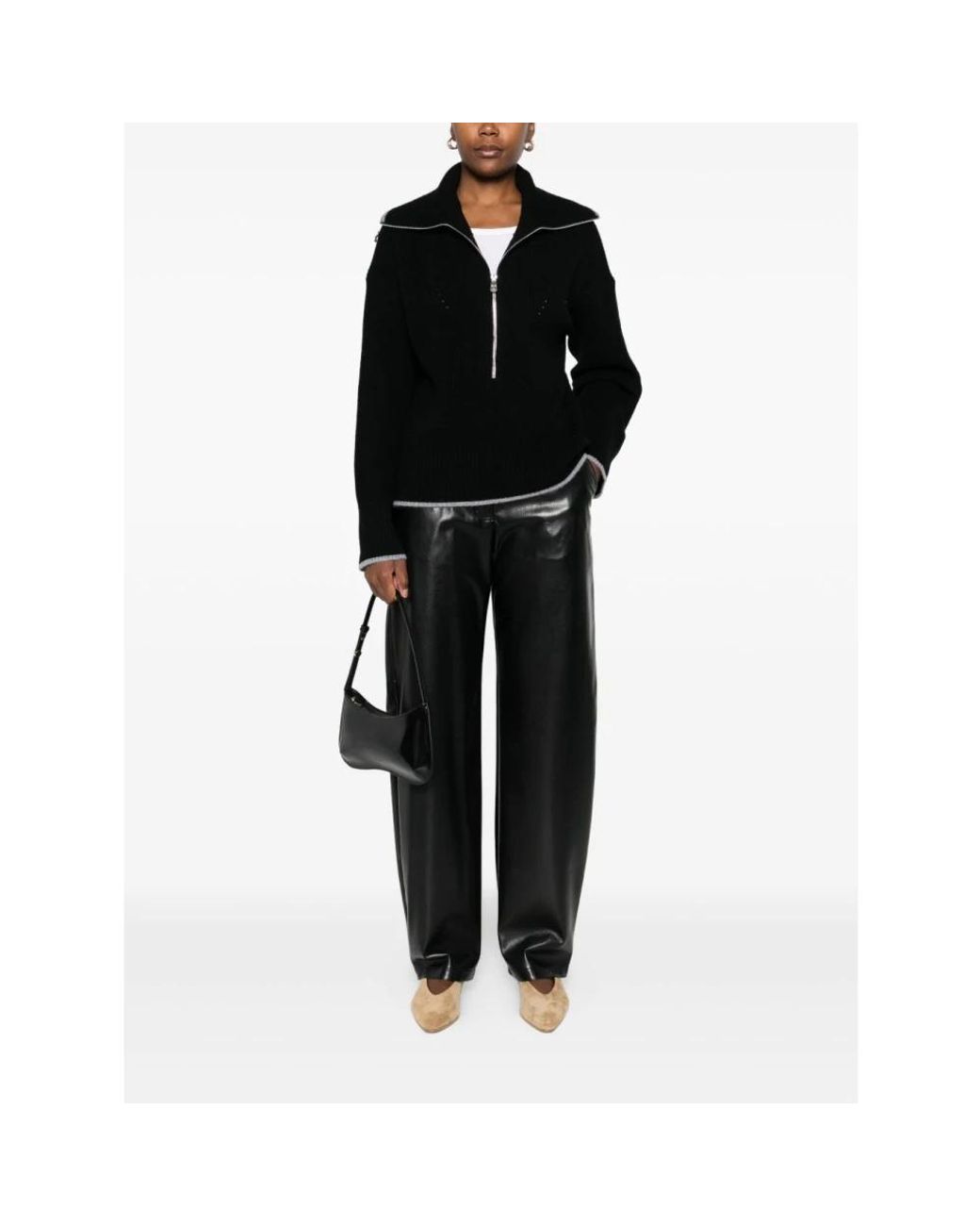 Pinko Black Turtlenecks