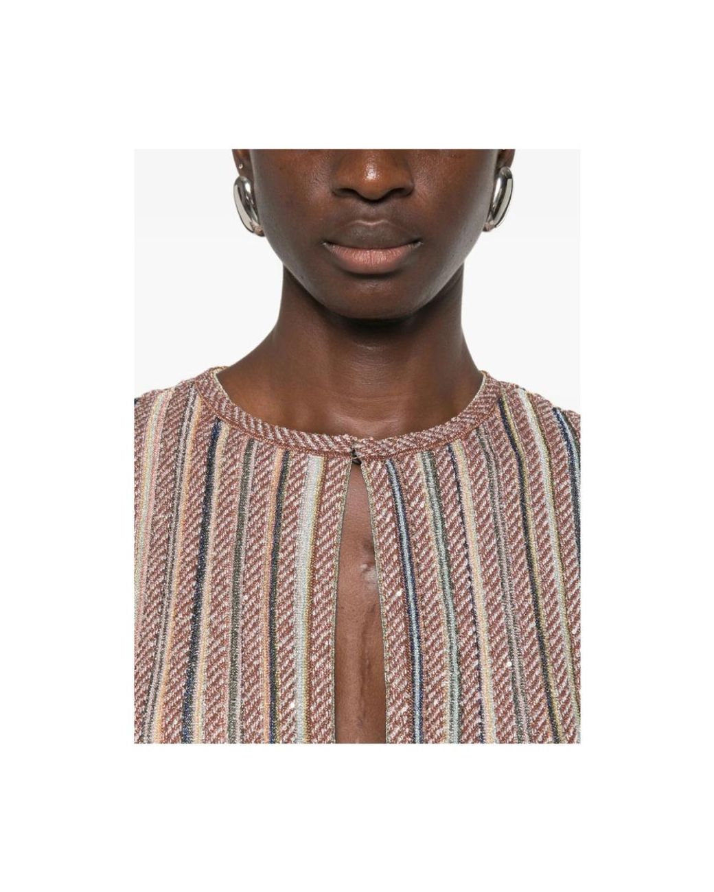 Missoni Brown Neutrals Dresses