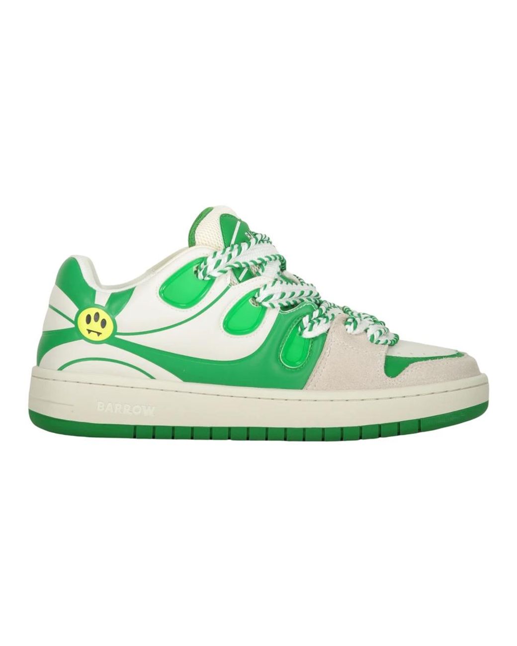 Barrow Schoenen ,Groen ,Leer Skate Sneakers in het Green voor heren