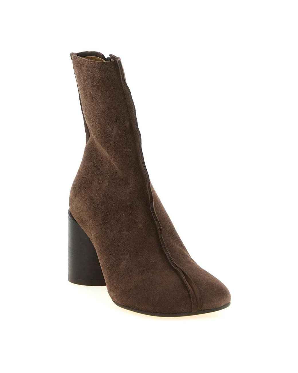 MM6 by Maison Margiela Brown Heeled Boots