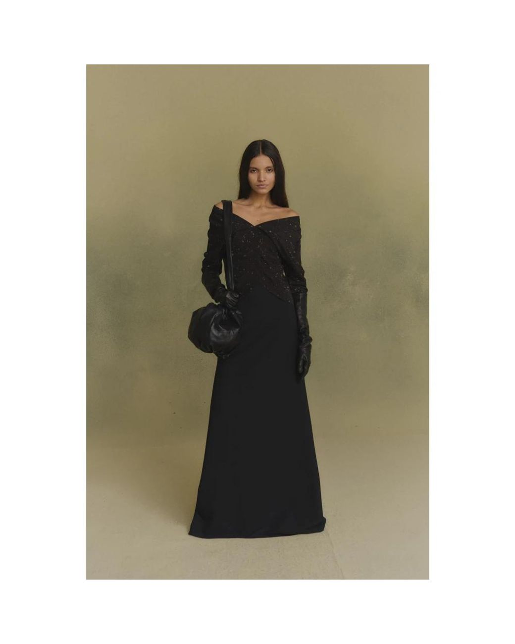 Cortana Black Maxi Skirts