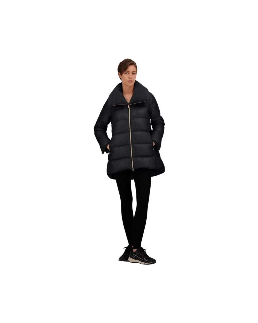 Down Coats Herno en coloris Black