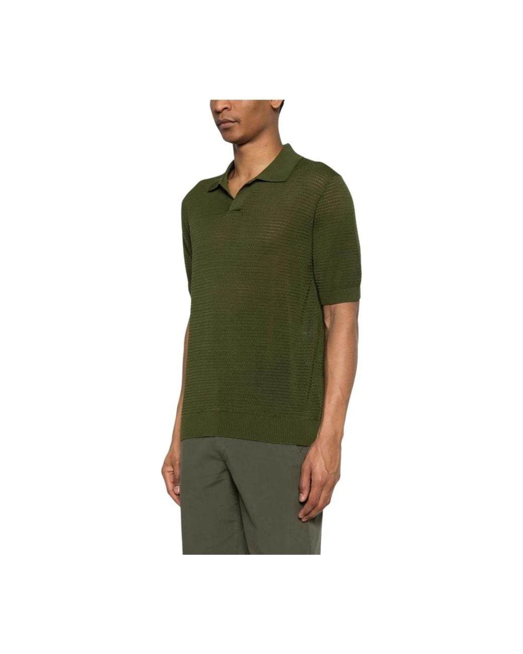 Polo Shirts Tagliatore de hombre de color Green