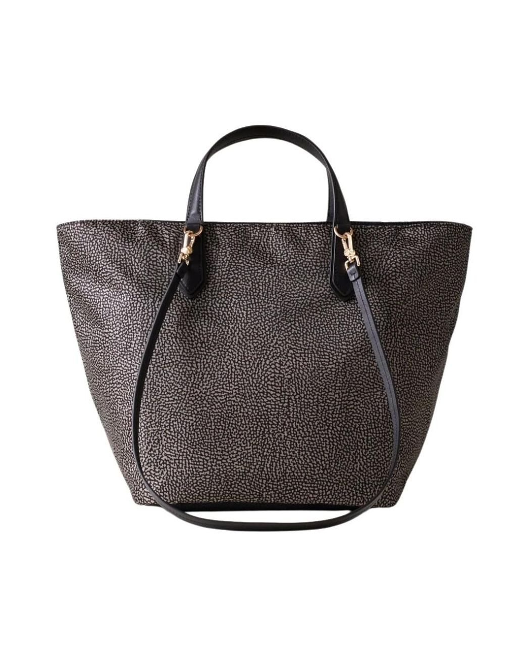 Borbonese Black B-Escape Einkaufstasche