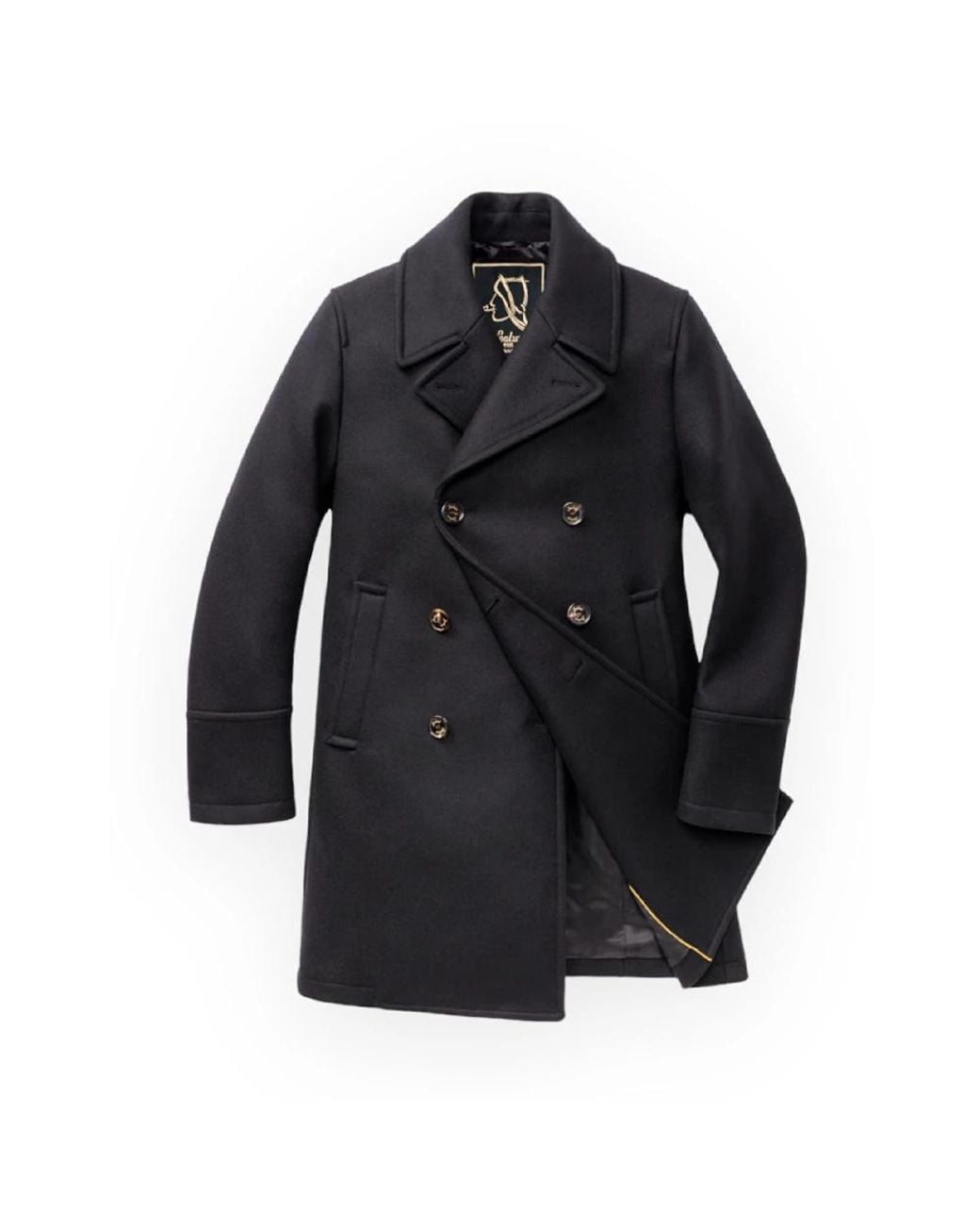 Sealup Black Double-Breasted Coats for men