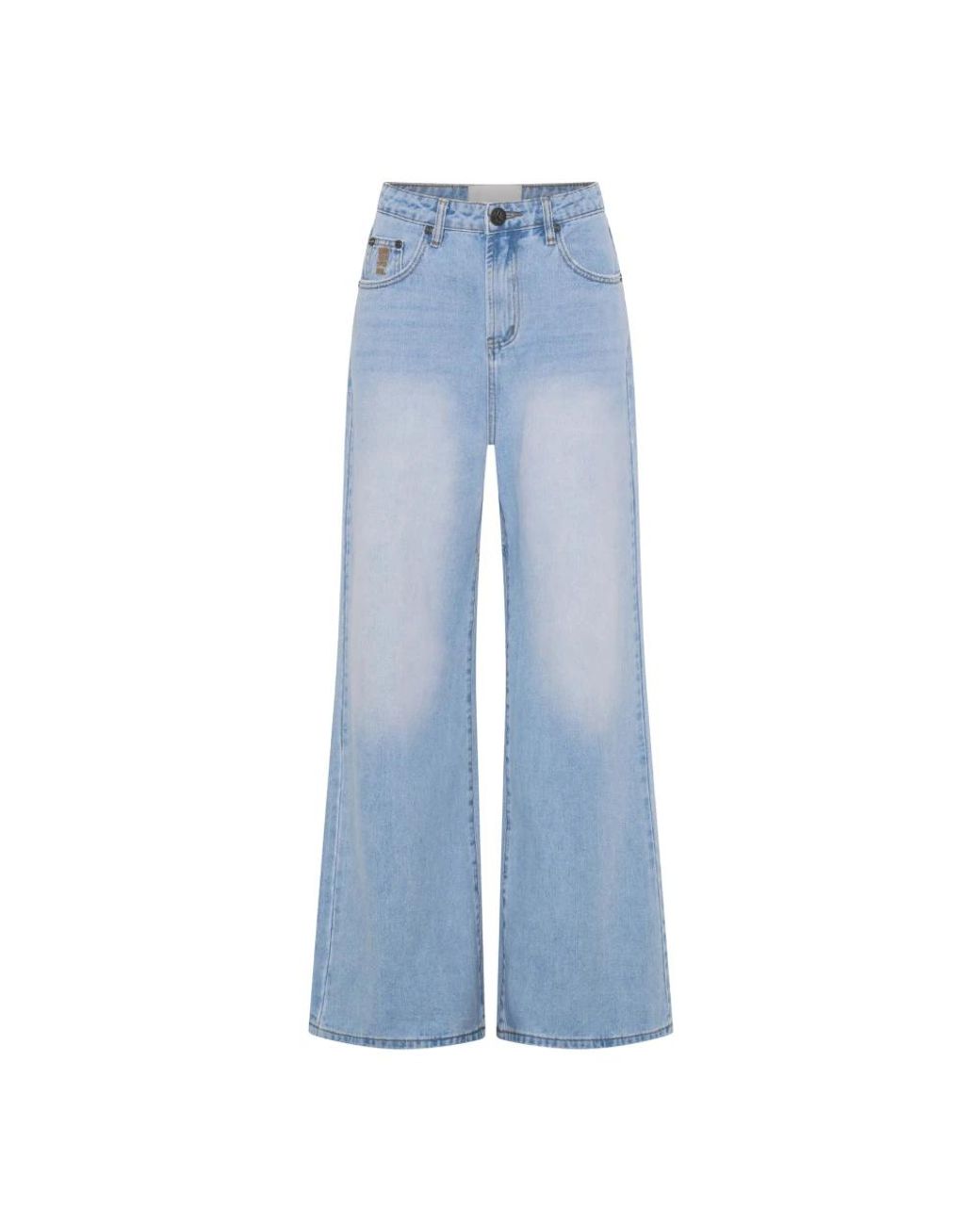 One Teaspoon Blue Wide Jeans
