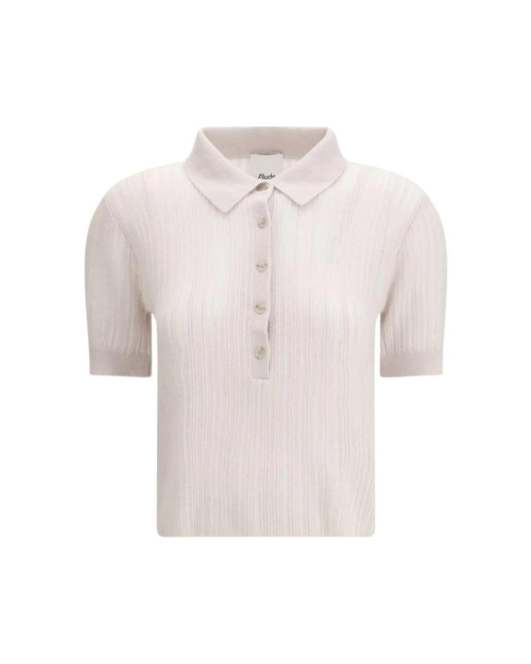Allude Natural Polo Shirts
