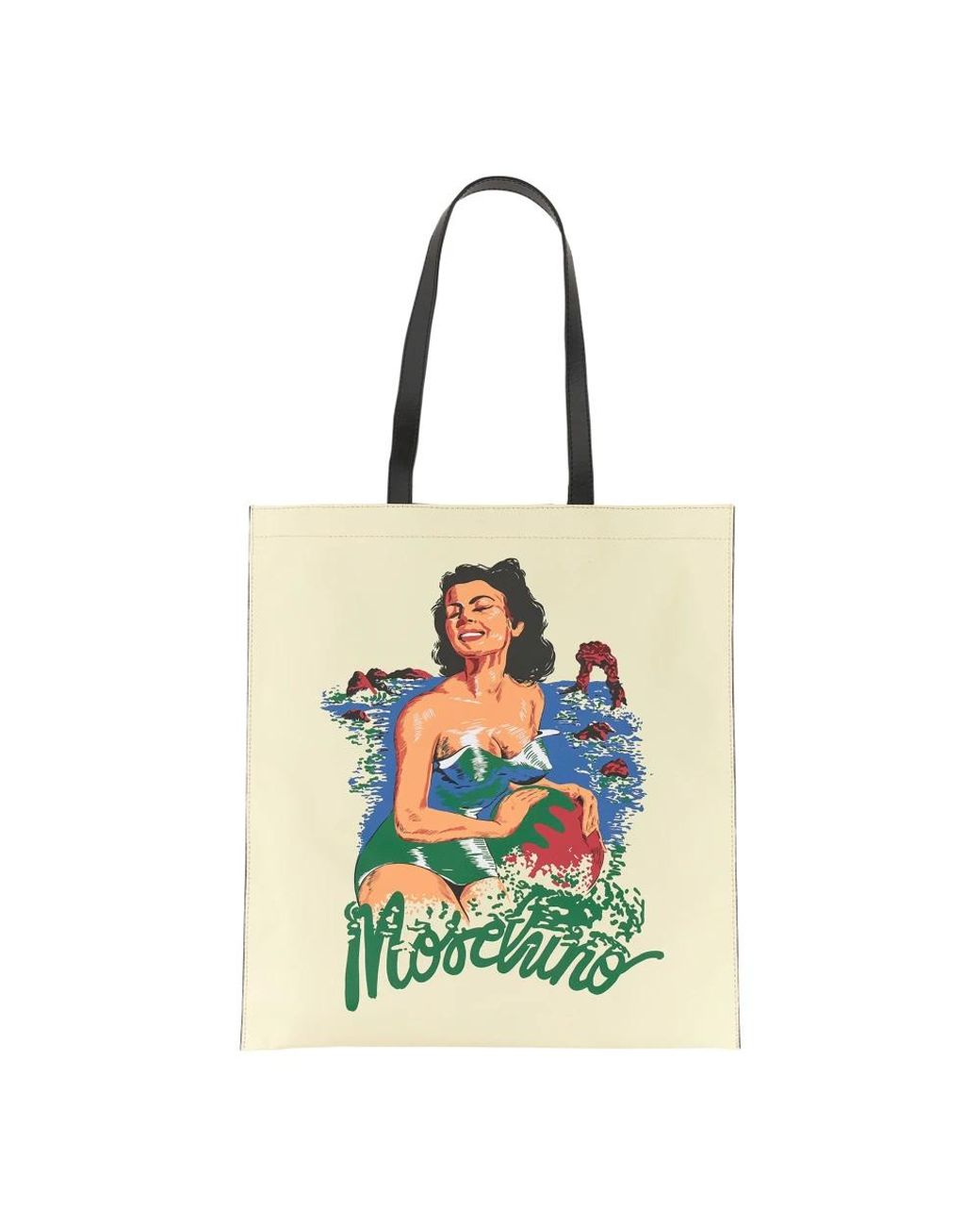 Moschino Yellow Shopping Bags for men
