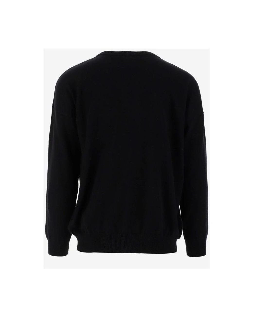 Marcelo Burlon Black Round-Neck Knitwear for men