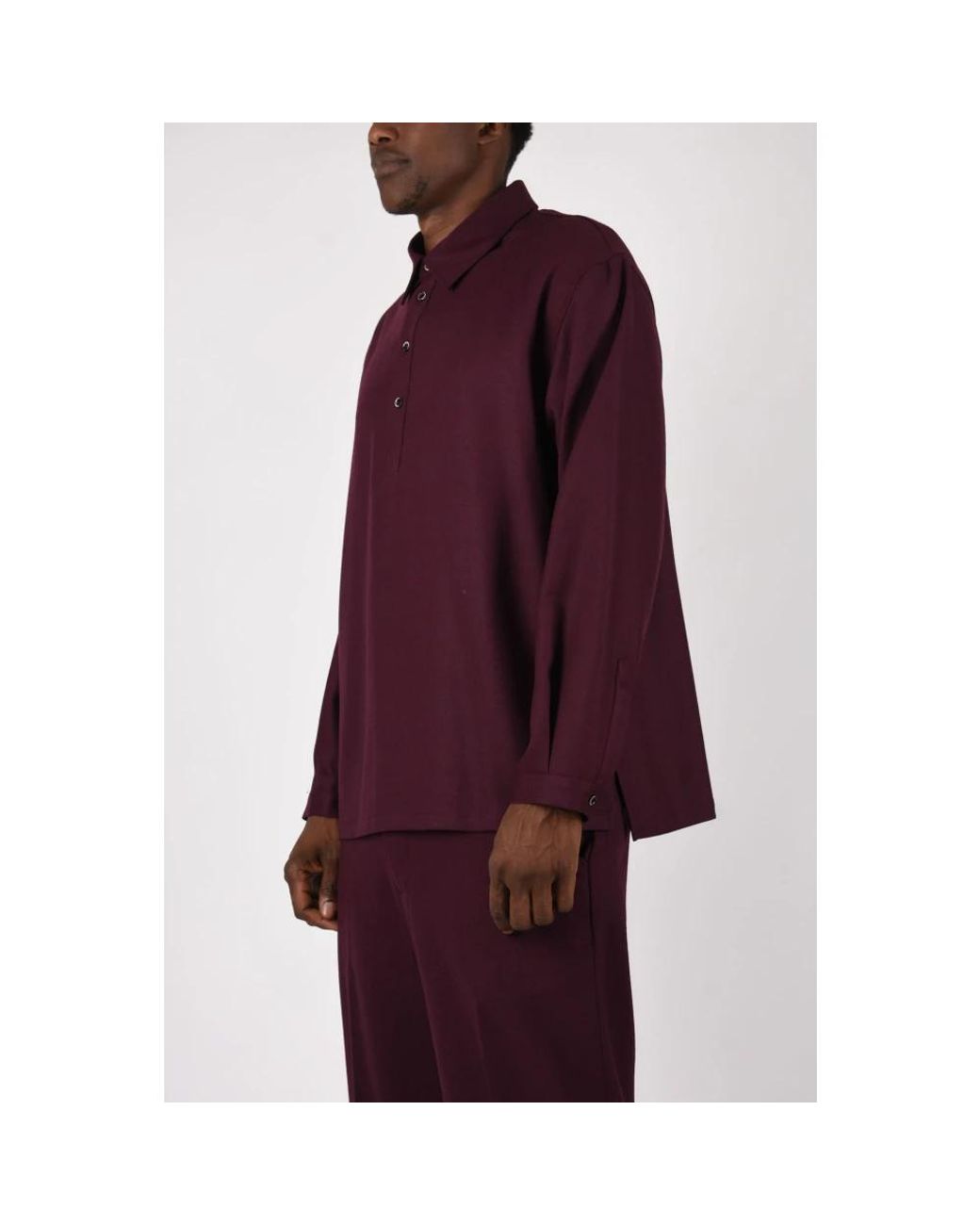 Nine:inthe:morning Purple Casual Shirts for men