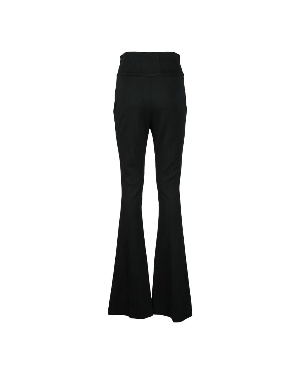 SIMONA CORSELLINI Black Wide Trousers