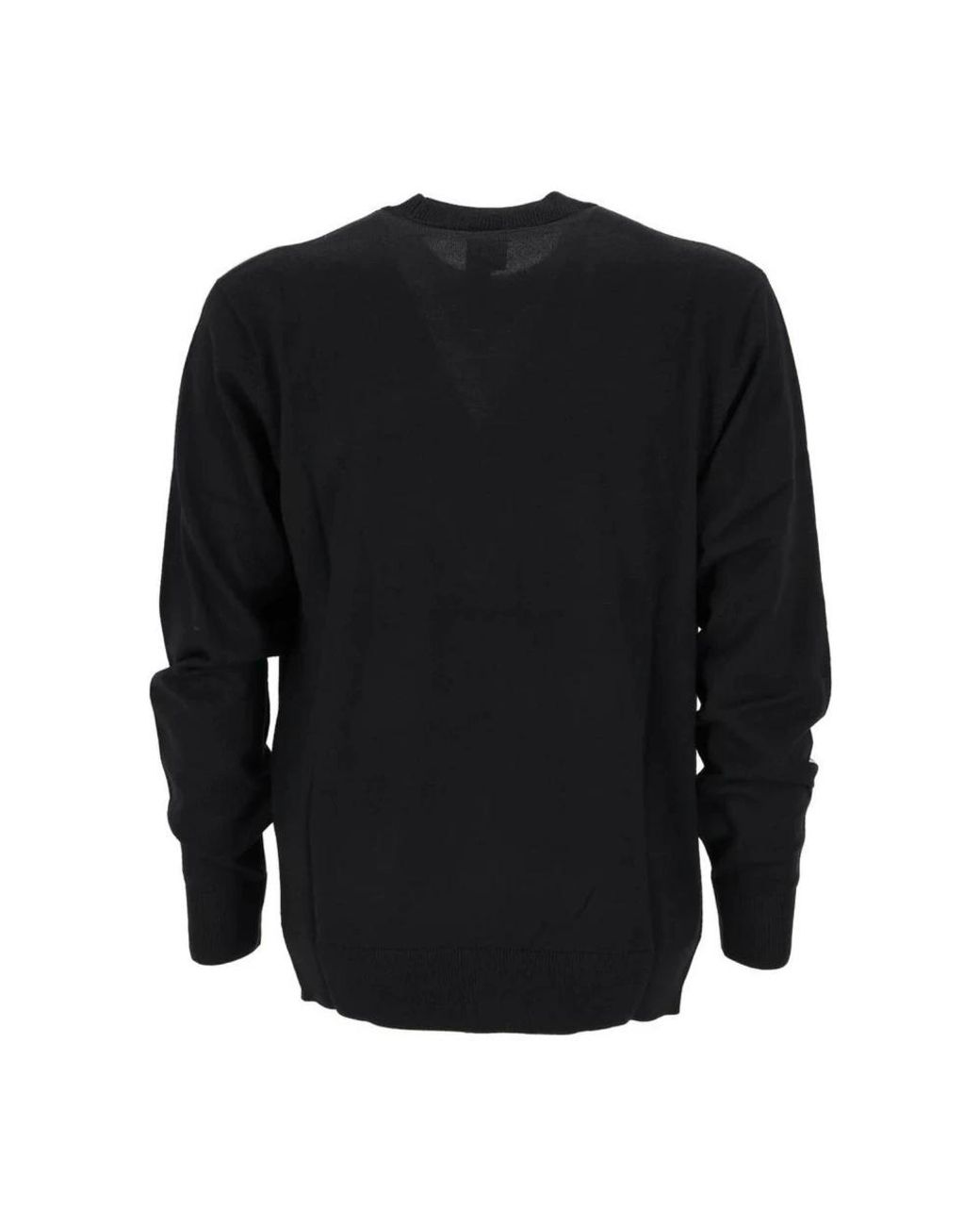 ARMANI EXCHANGE Black Round-Neck Knitwear for men