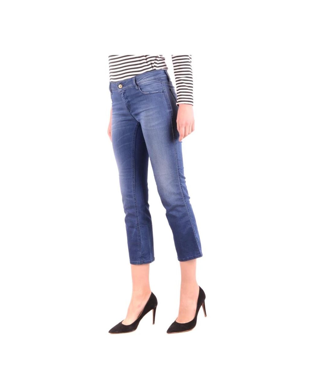 Cropped Jeans CYCLE en coloris Blue