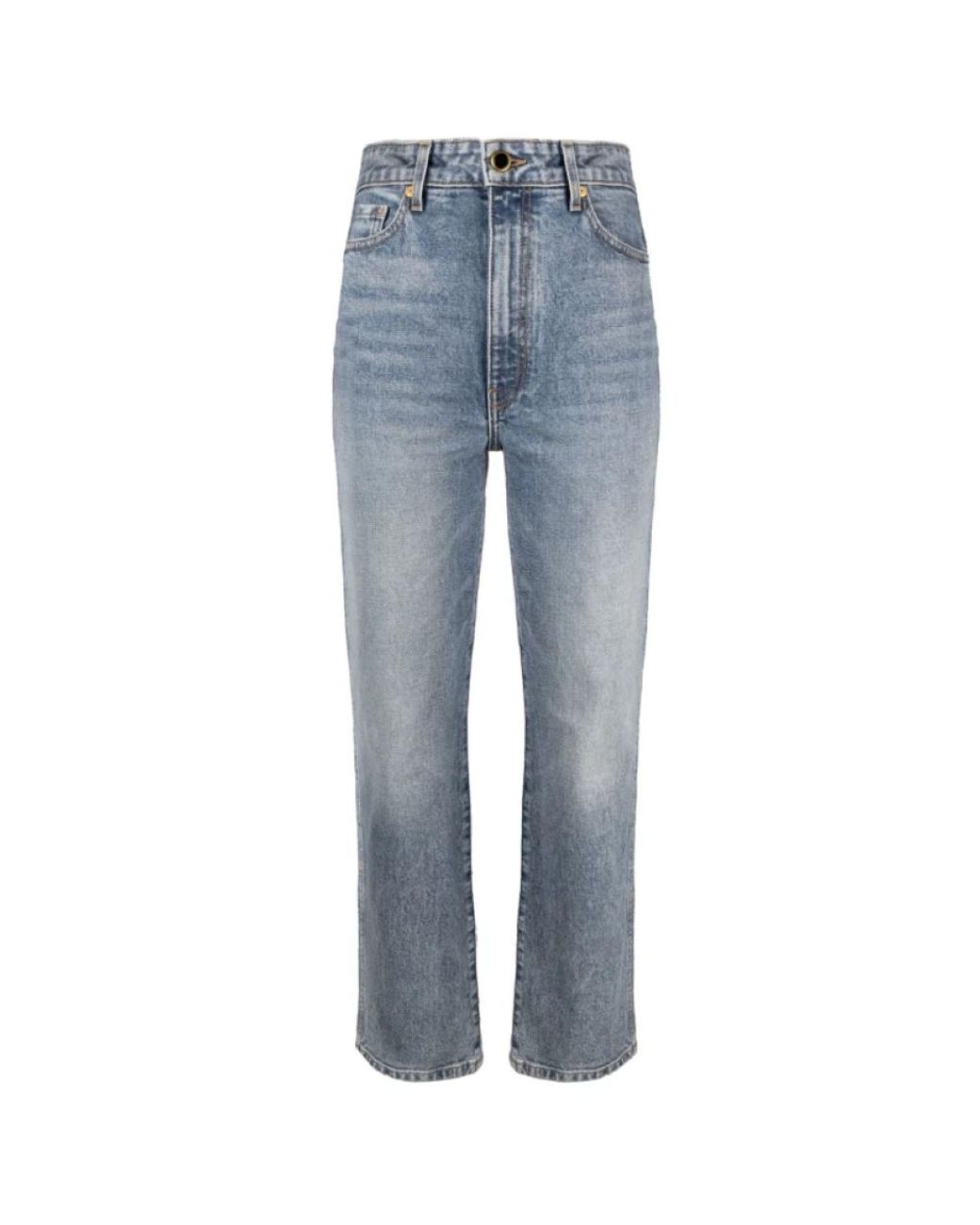 Khaite Blue Straight Fit Jeans