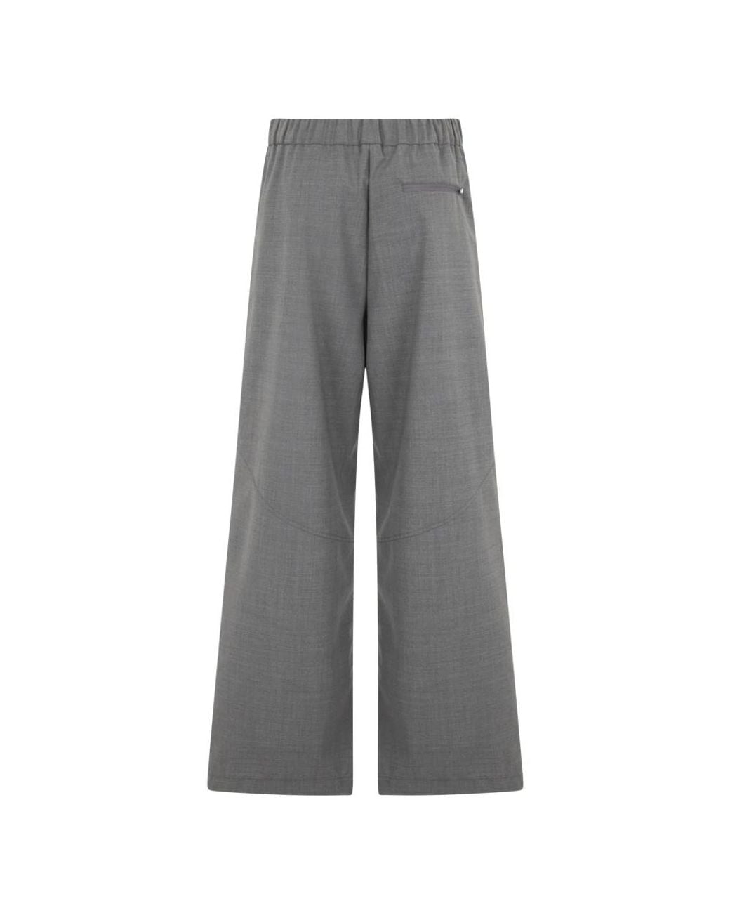 Laminar Gray Wide Trousers