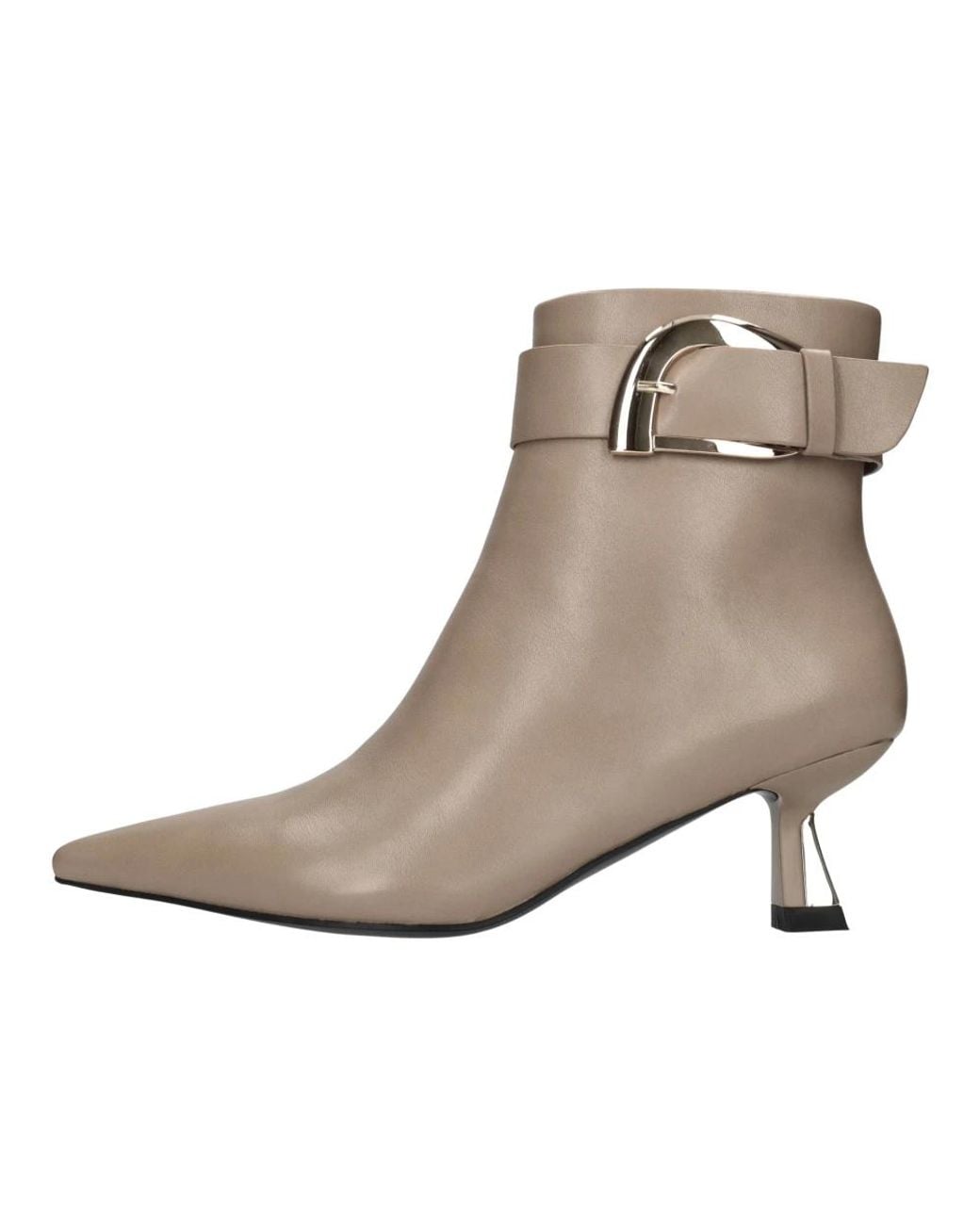 Exe' Brown Heeled Boots