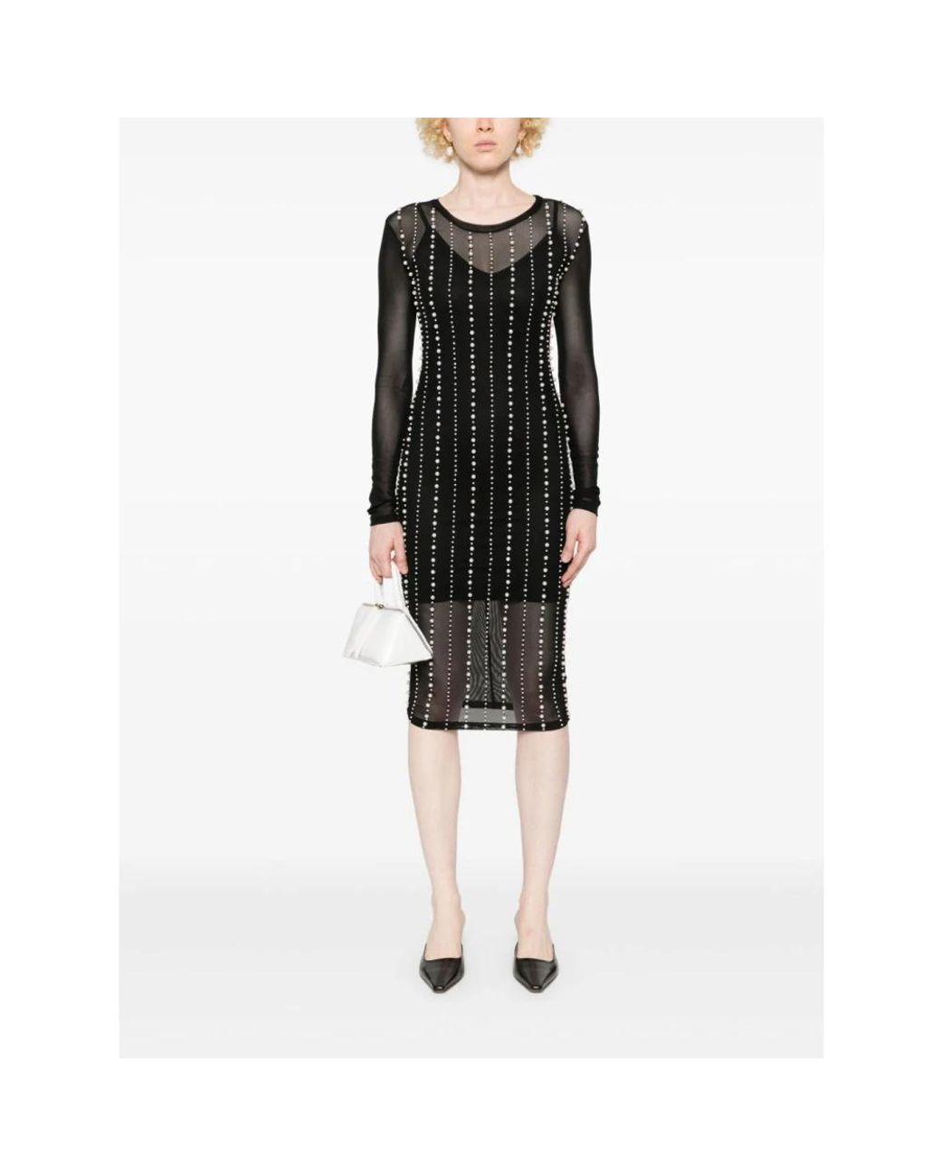 Versace Jeans Couture Black Midi Dresses