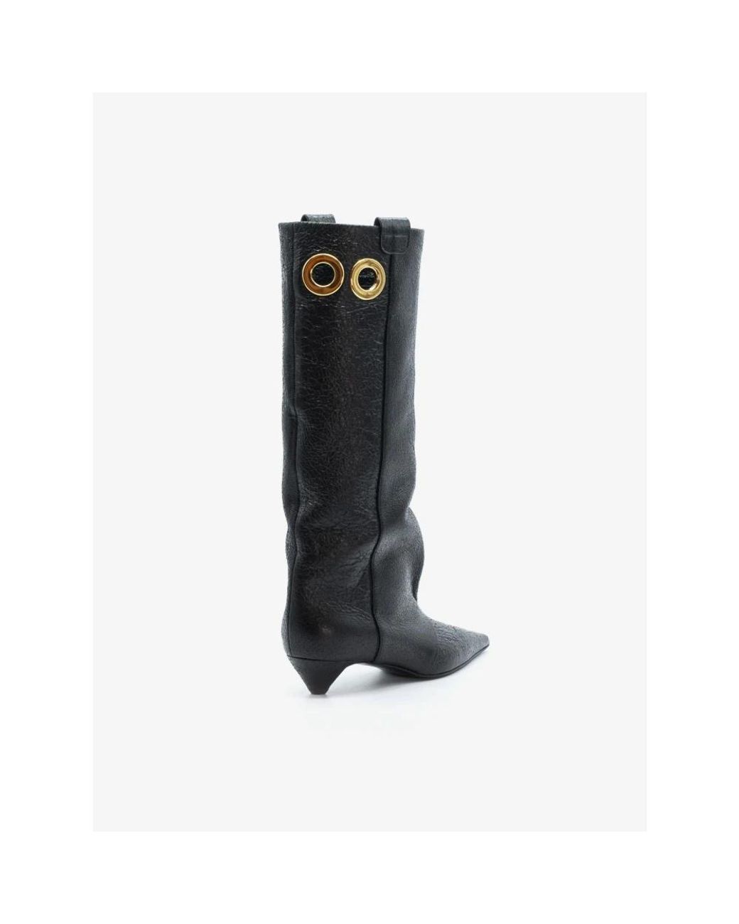Lella Baldi Black High Boots