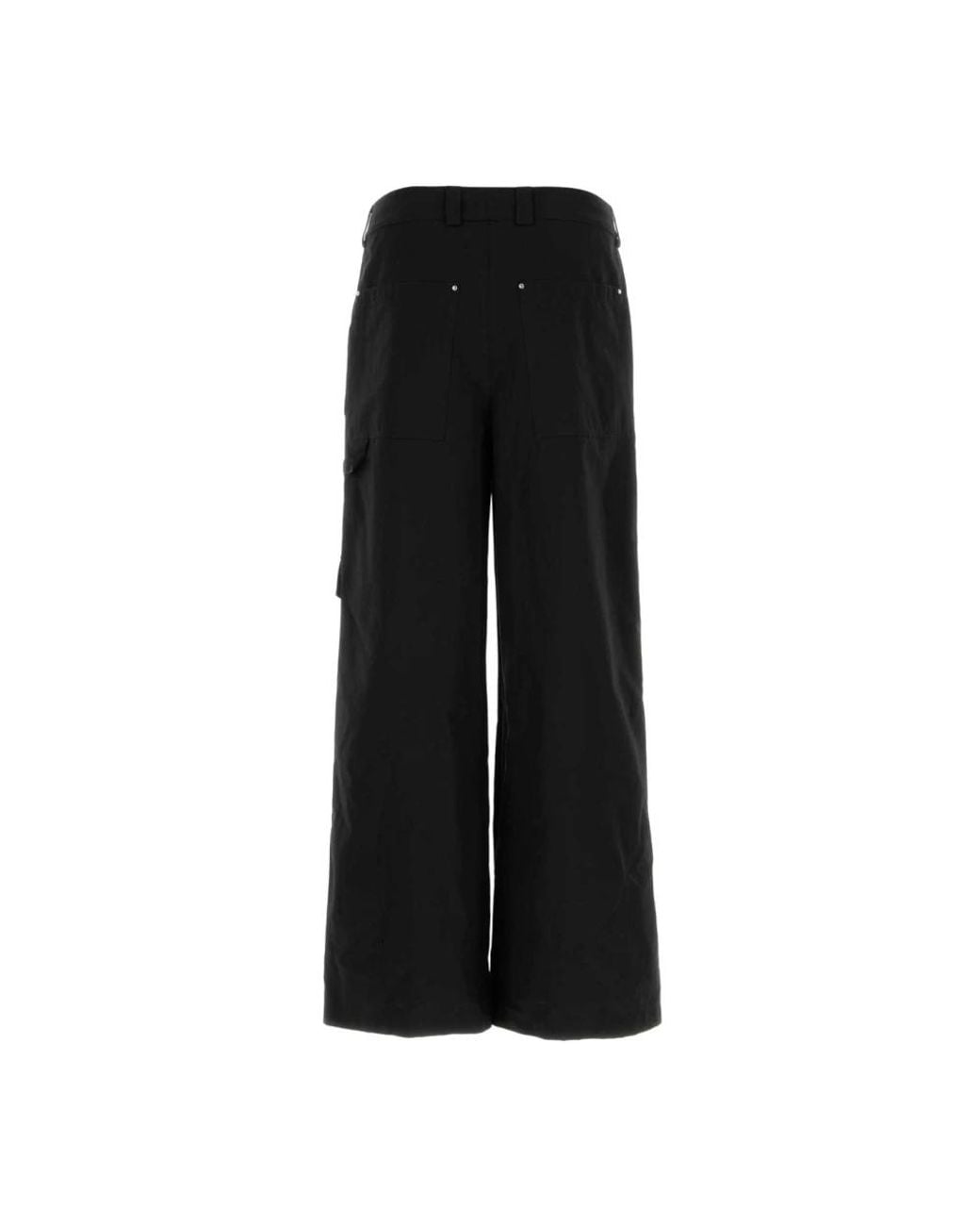 McQueen Black Wide Trousers