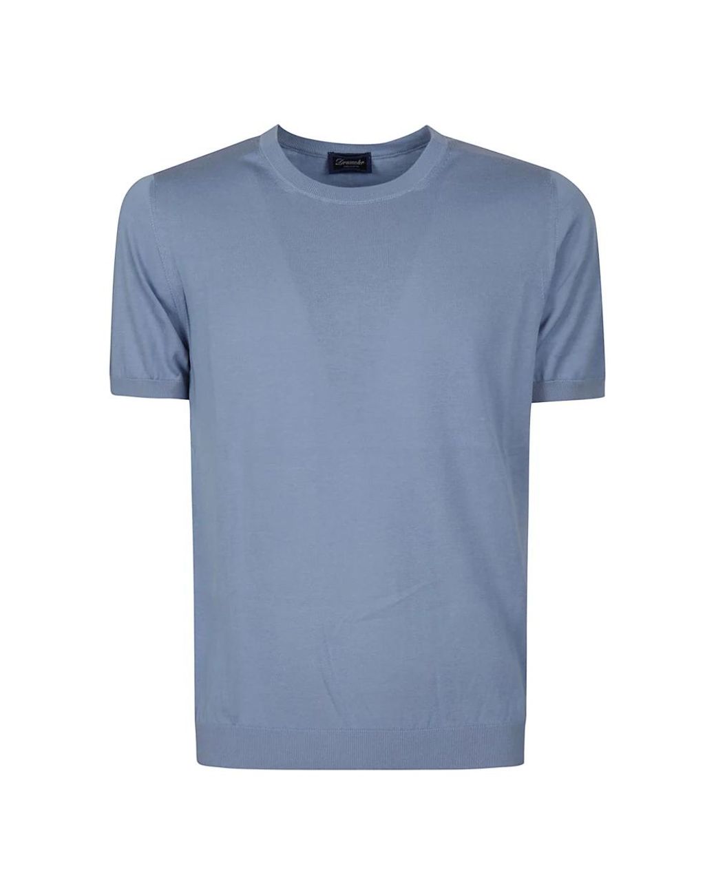 Drumohr T-Shirt in het Blue voor heren